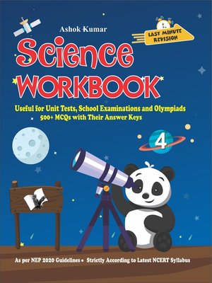 cover image of Science Workbook Class 4